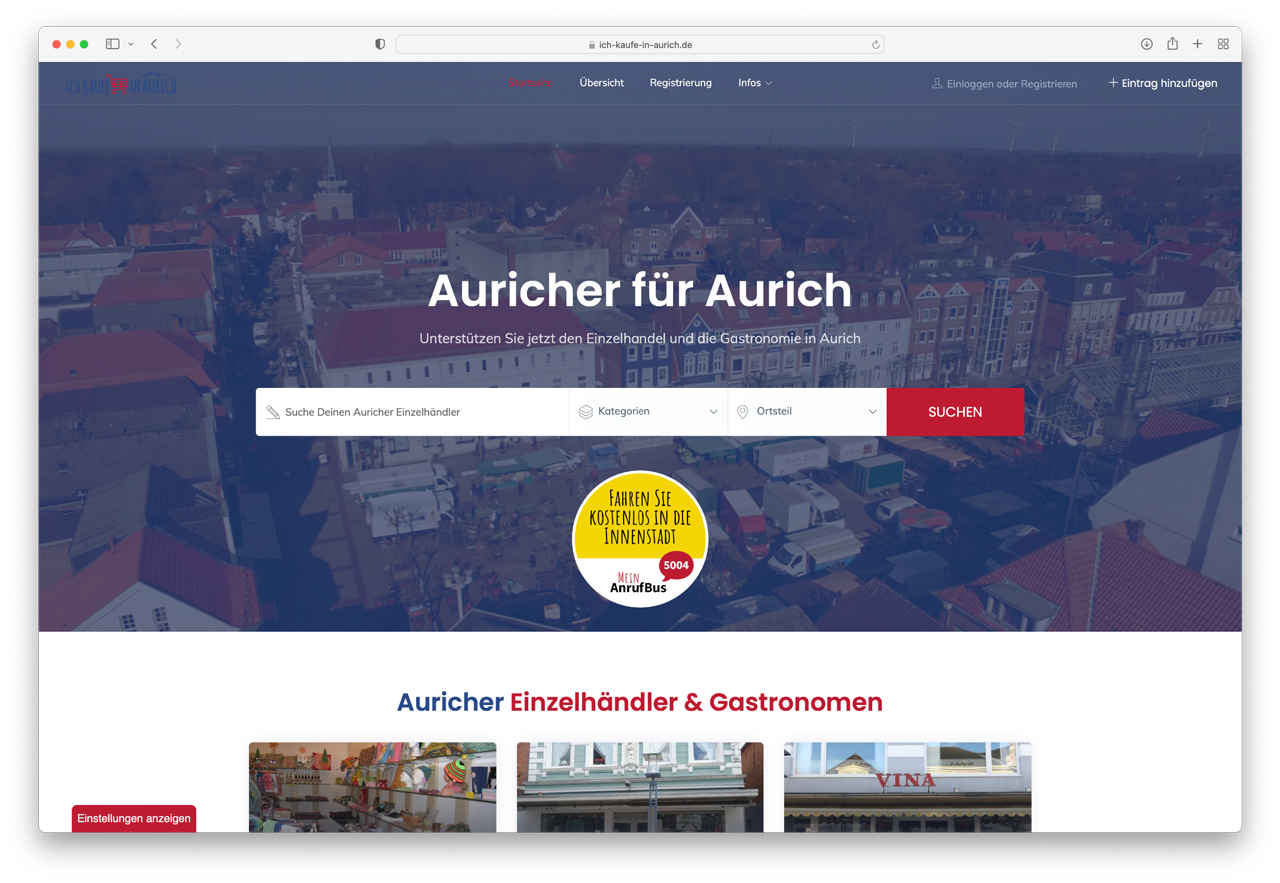 Website Ich-kaufe-in-Aurich